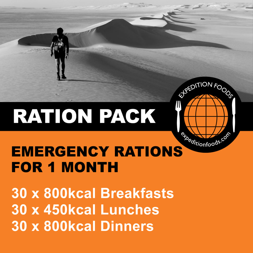 Expedition Foods Emergency Rations for 1 Month