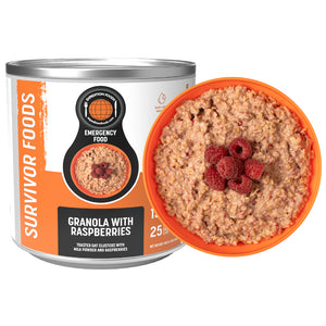 Granola with Raspberries (Survivor Foods Range)