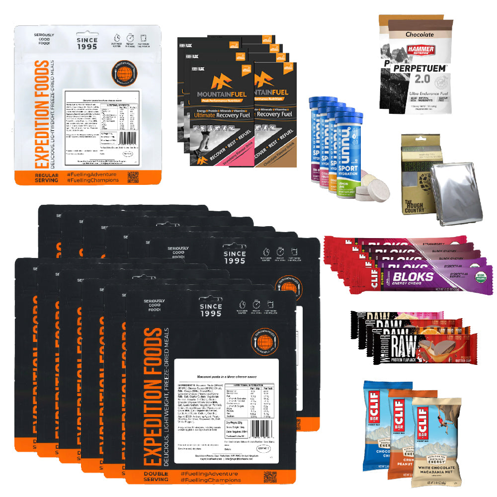 RacingThePlanet Ultramarathon 250km Vegetarian Nutrition Pack (1000kcal)