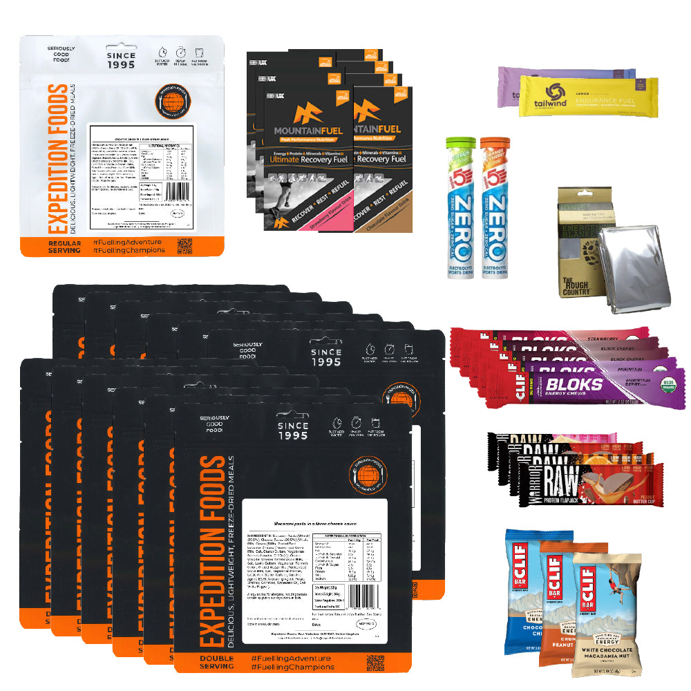 RacingThePlanet Ultramarathon 250km Nutrition Pack (1000kcal)