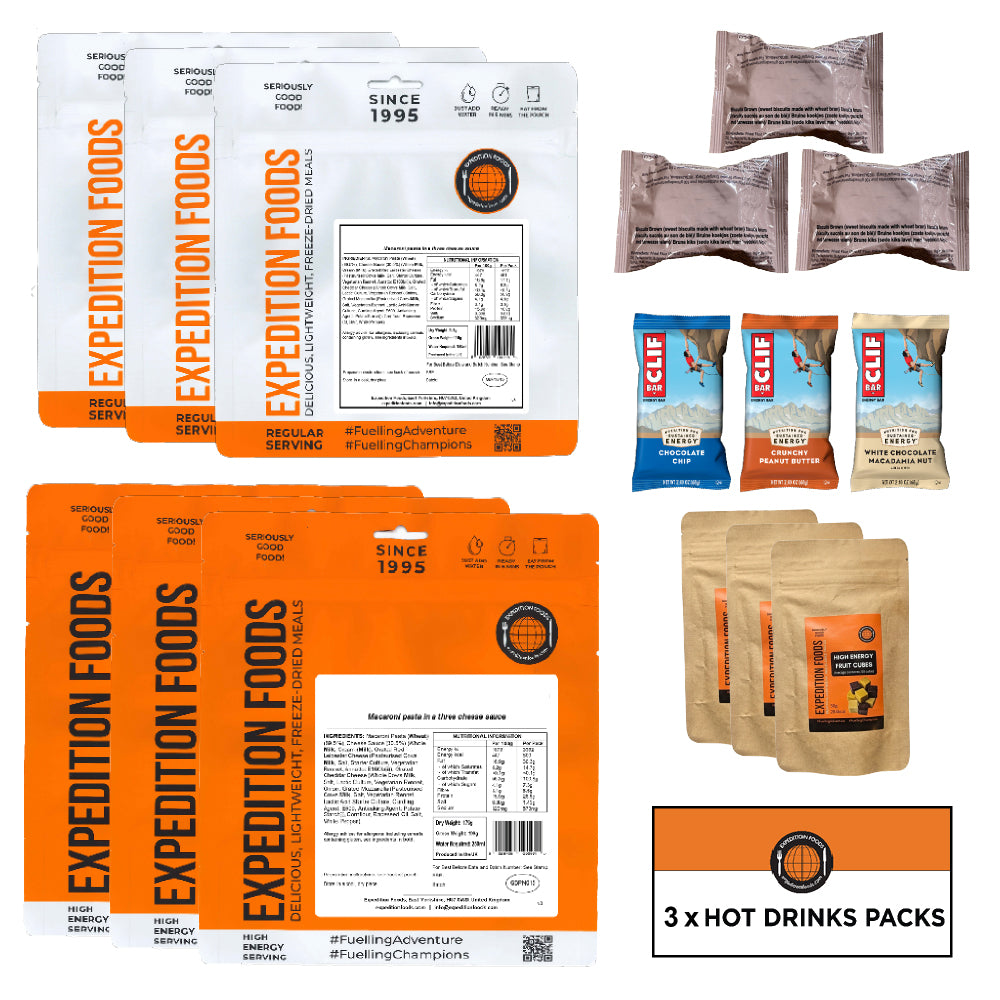 Daily Ration Packs 3-Day Vegetarian Ration Pack - Expedition Foods