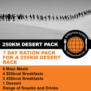 250km Desert Race Nutrition Pack