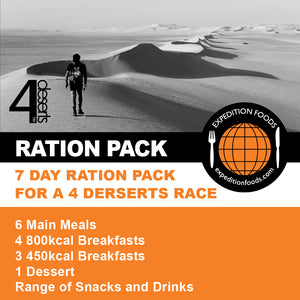 4 Deserts 250km Nutrition Pack