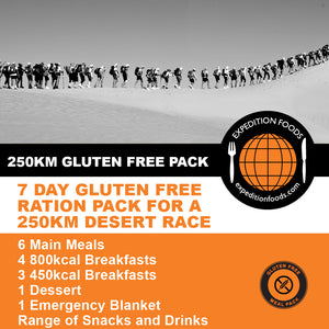 250km Desert Race Gluten Free Nutrition Pack