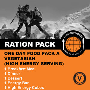1-Day Food Pack A (Vegetarian)