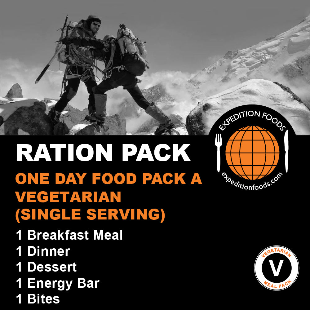 1-Day Food Pack A (Vegetarian)