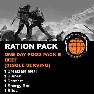 1-Day Food Pack B (Beef)