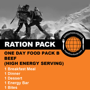 1-Day Food Pack B (Beef)