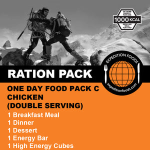 1-Day Food Pack C (Chicken)