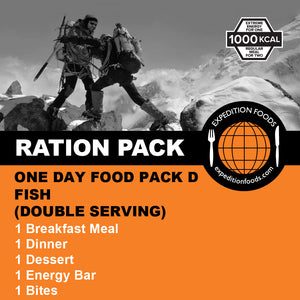 1-Day Food Pack D (Fish)