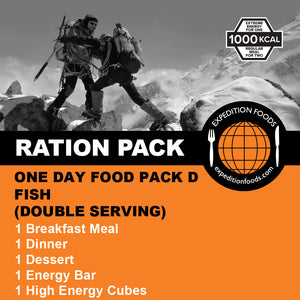 1-Day Food Pack D (Fish)