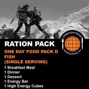 1-Day Food Pack D (Fish)