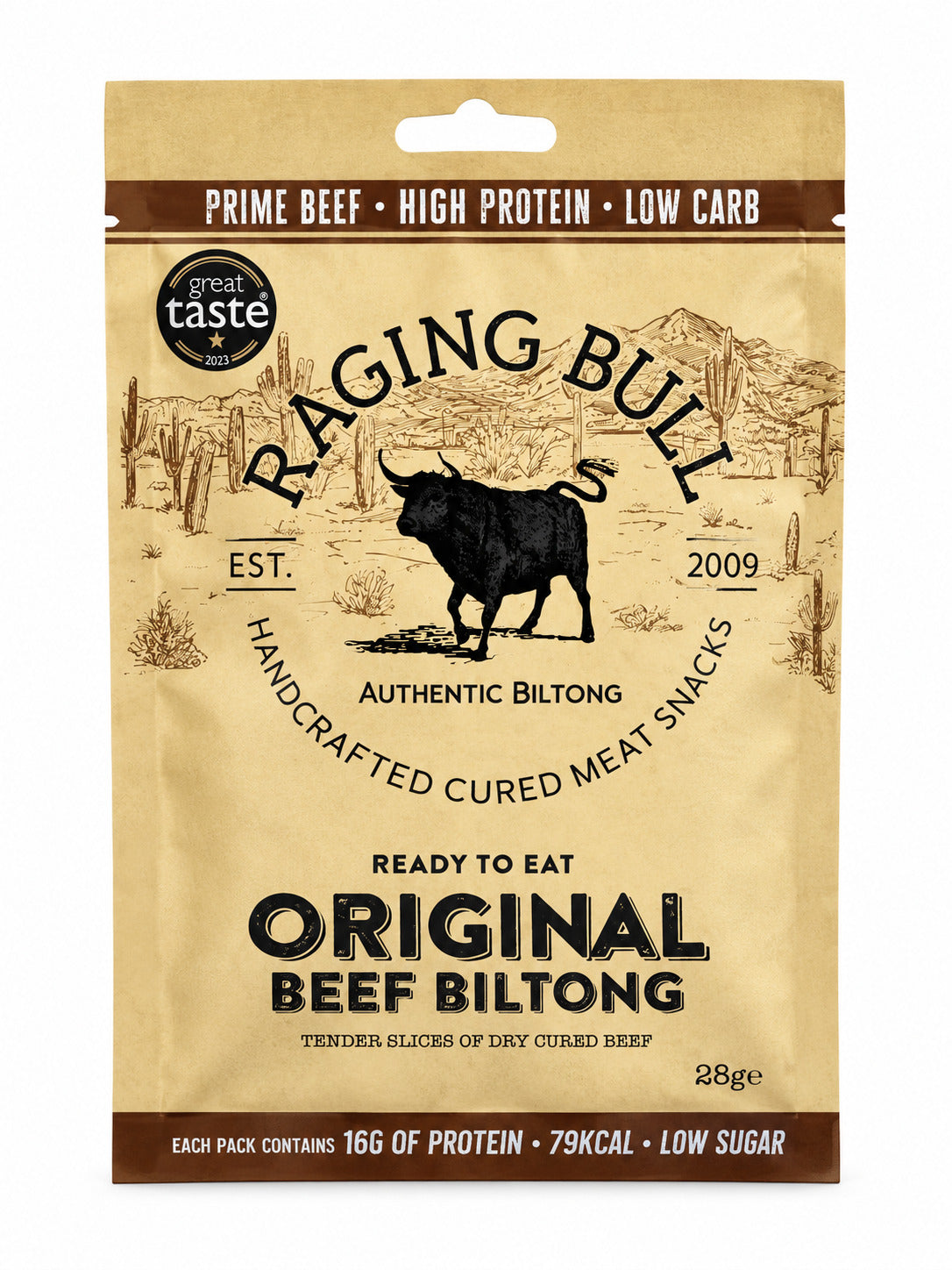 Raging Bull Original Beef Biltong