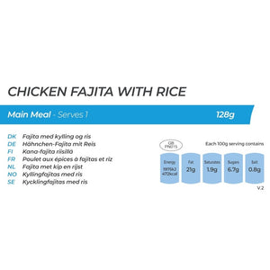 Chicken Fajita with Rice