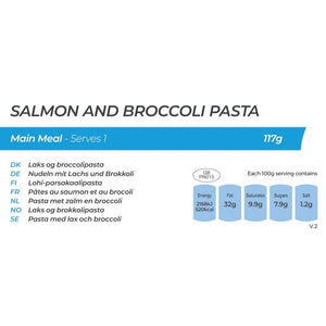 Salmon and Broccoli Pasta