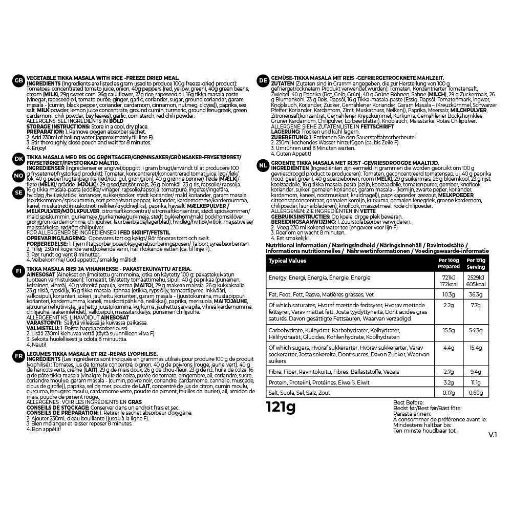 Vegetable Tikka Masala With Rice