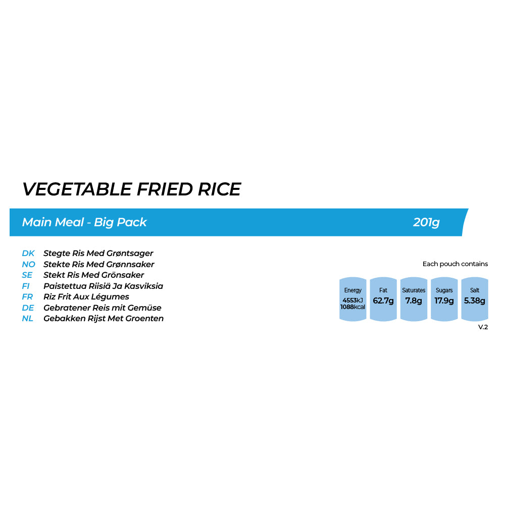 Vegetable Fried Rice | Freeze-Dried Meal - Big Pack