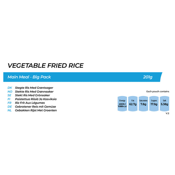 Vegetable Fried Rice | Freeze-Dried Meal - Big Pack - Expedition Foods