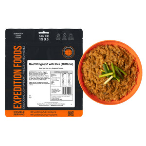 Beef Stroganoff with Rice | Freeze-Dried Meal