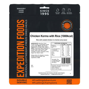 Chicken Korma with Rice | Freeze-Dried Meal