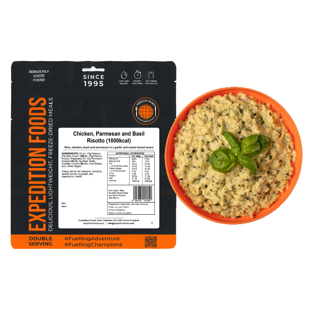 Chicken, Parmesan and Basil Risotto | Freeze-Dried Meal