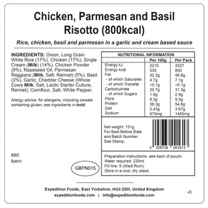 Chicken, Parmesan and Basil Risotto