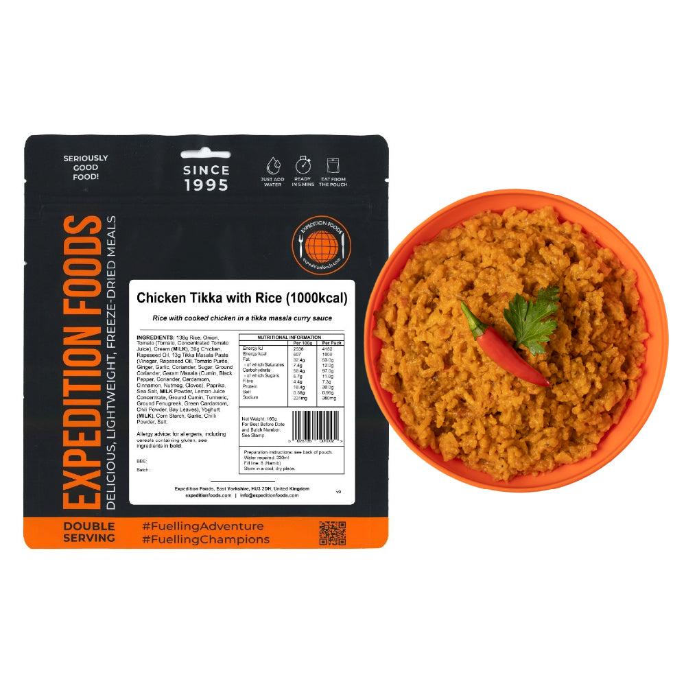 Chicken Tikka with Rice | Freeze-Dried Meal