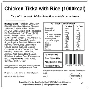 Chicken Tikka with Rice