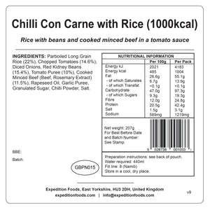 Chilli Con Carne with Rice