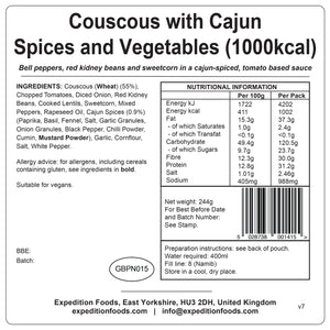 Couscous with Cajun Spices and Vegetables