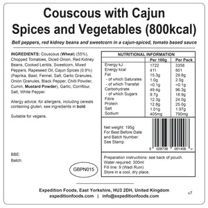 Couscous with Cajun Spices and Vegetables