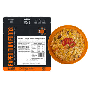 Mexican Chicken Burrito Bowl | Freeze-Dried Meal