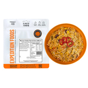 Mexican Chicken Burrito Bowl | Freeze-Dried Meal