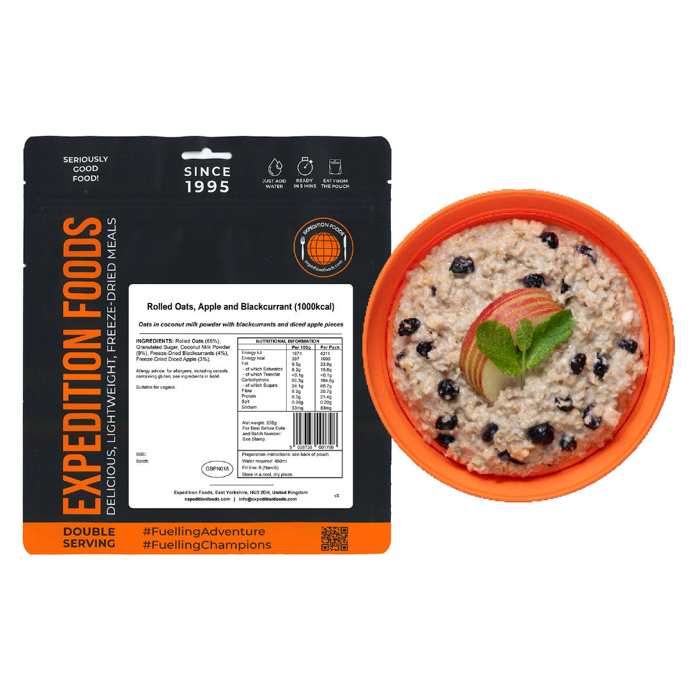 Rolled Oats, Apple and Blackcurrant