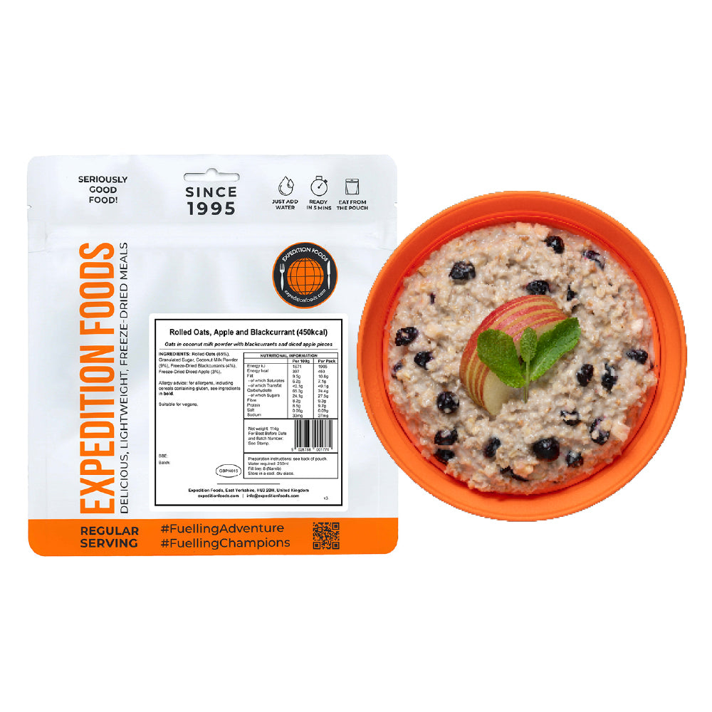 Rolled Oats, Apple and Blackcurrant