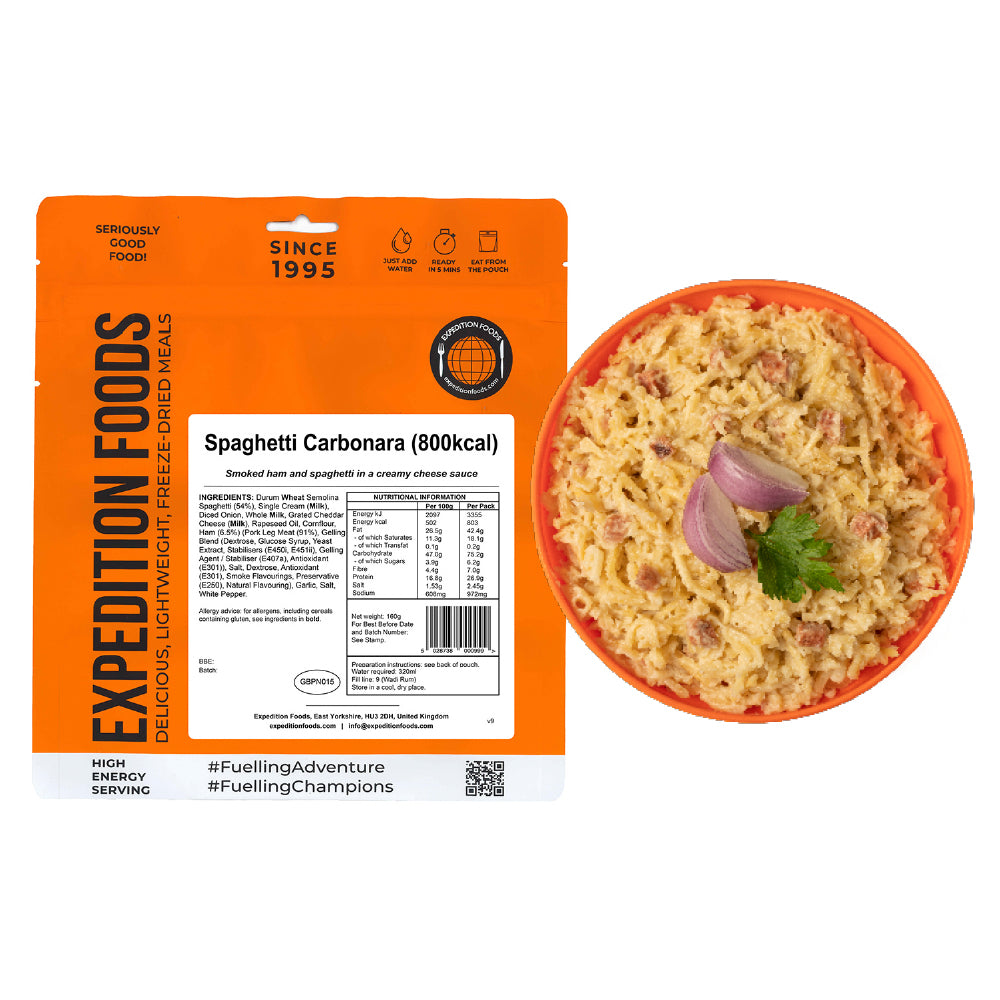 Spaghetti Carbonara | Freeze-Dried Meal