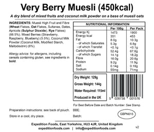 Vegan Very Berry Muesli