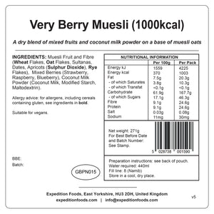 Very Berry Muesli