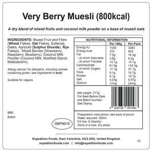 Very Berry Muesli
