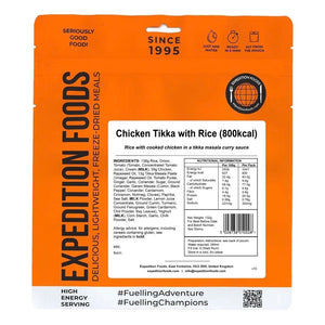 Chicken Tikka with Rice | Freeze-Dried Meal