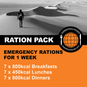 Expedition Foods Emergency Rations for 1 Week