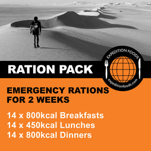 Expedition Foods Emergency Rations for 2 Weeks