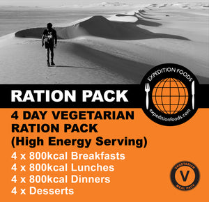 Expedition Foods 4 Day Vegetarian Ration Pack