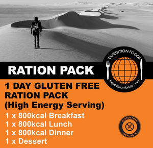 Expedition Foods 1 Day Gluten Free Ration Pack