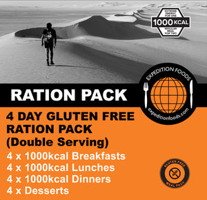 Expedition Foods 4 Day Gluten Free Ration Pack