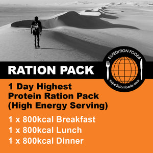 Expedition Foods 1 Day Highest Protein Ration Pack