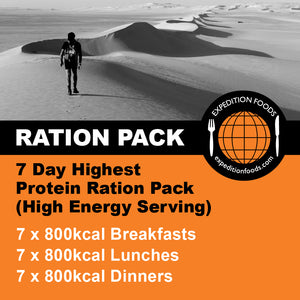 Expedition Foods 7 Day Highest Protein Ration Pack