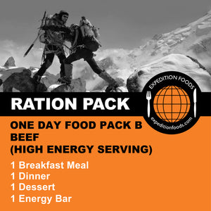 One Day Food Pack B (Beef)