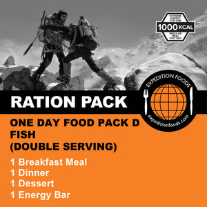 One Day Food Pack D (Fish)