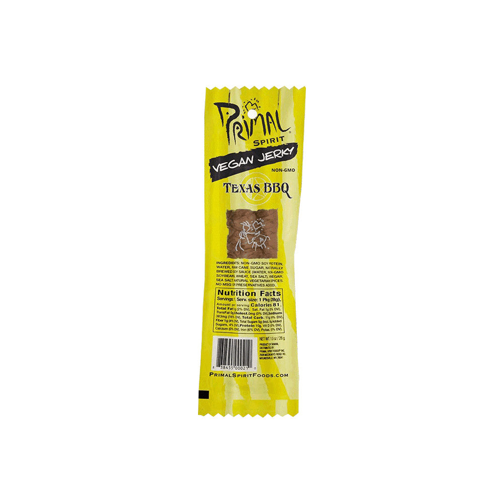 Primal Spirit Meatless Vegan Jerky (Texas BBQ)